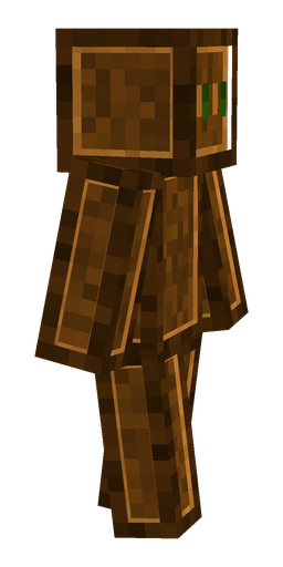 Brown skin: body, right side render