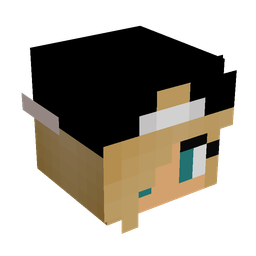 Black skin: head render