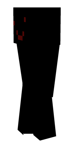Black skin: body, left side render
