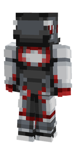 Black skin: body, back render