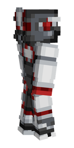 Black skin: body, left side render