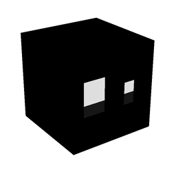 Black skin: head render