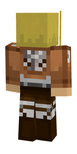 Black skin: body, back render