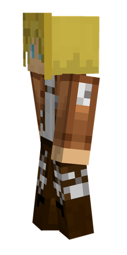 Black skin: body, left side render