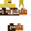 Black skin: raw texture render
