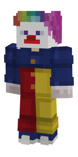 Blue skin: body, front render