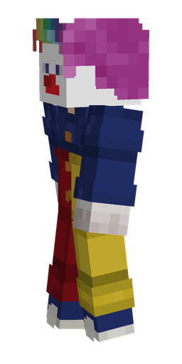 Blue skin: body, left side render