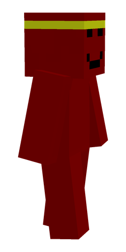 Red skin: body, right side render
