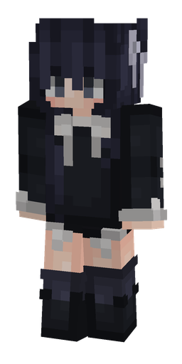 Black skin: body, front render