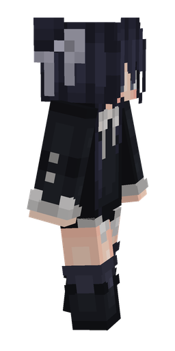 Black skin: body, right side render