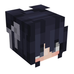 Black skin: head render
