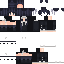 Black skin: raw texture render