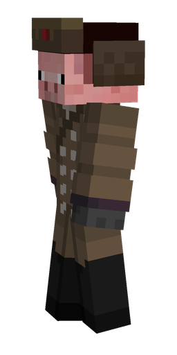 Black skin: body, left side render