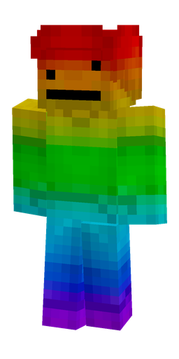 Blue skin: body, front render