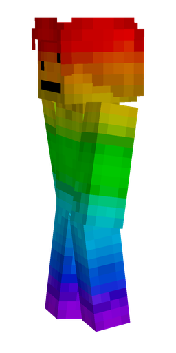 Blue skin: body, left side render