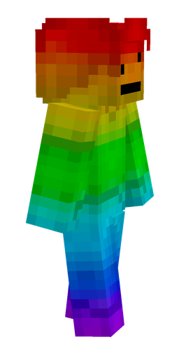Blue skin: body, right side render