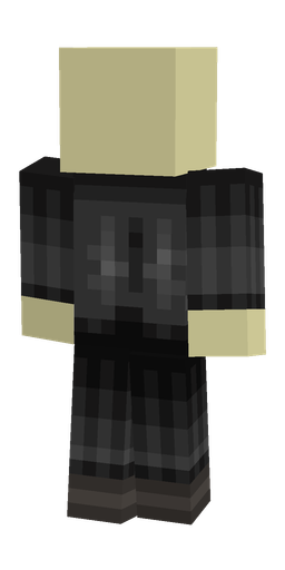 Black skin: body, back render