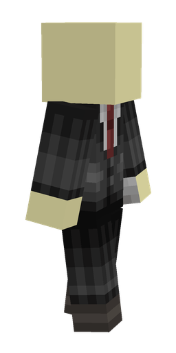 Black skin: body, right side render