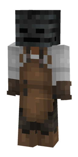 Black skin: body, front render