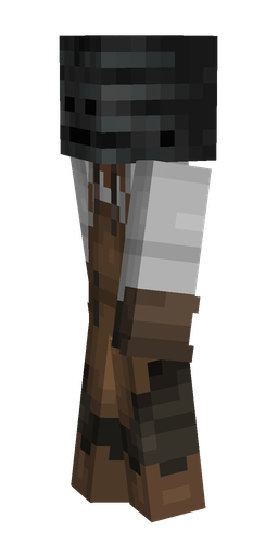 Black skin: body, left side render