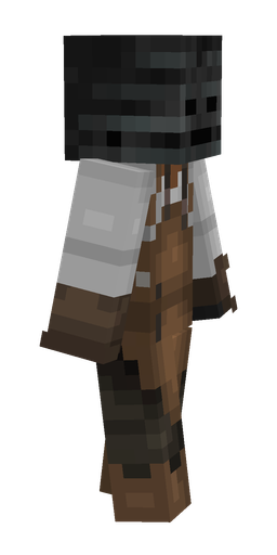 Black skin: body, right side render