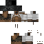 Black skin: raw texture render