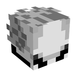 Black skin: head render
