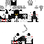 Black skin: raw texture render
