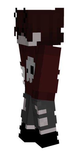 Black skin: body, left side render