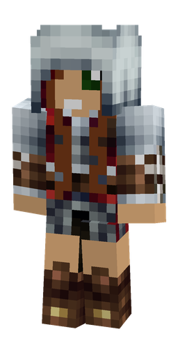 Blue skin: body, front render