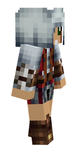 Blue skin: body, right side render