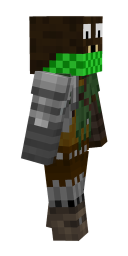 Black skin: body, right side render