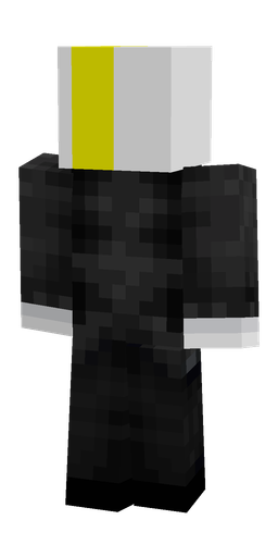 Black skin: body, back render