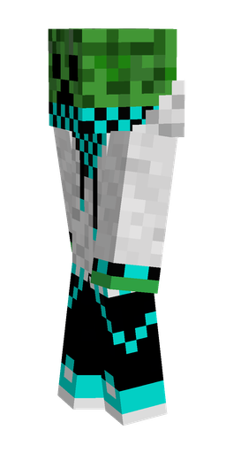 Black skin: body, left side render