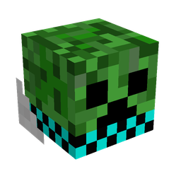 Black skin: head render