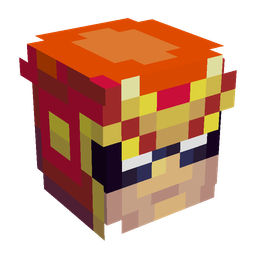 Blue skin: head render