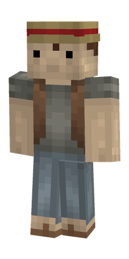 Brown skin: body, front render