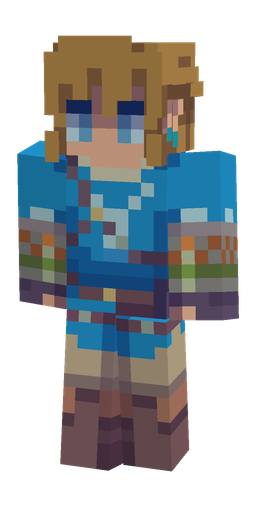 Blue skin: body, front render