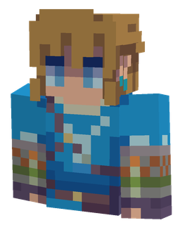 Blue skin: bust render