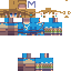 Blue skin: raw texture render