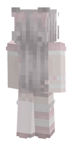 Pink skin: body, back render