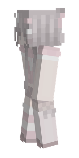 Pink skin: body, left side render