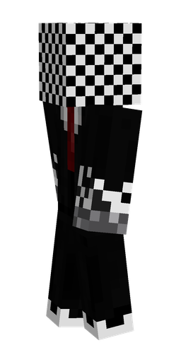 Black skin: body, left side render