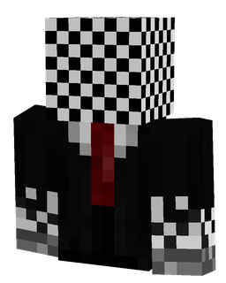 Black skin: bust render