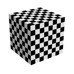 Black skin: head render