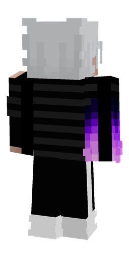 Black skin: body, back render