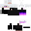 Black skin: raw texture render