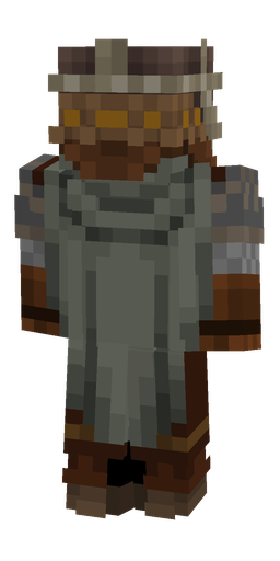 Black skin: body, back render