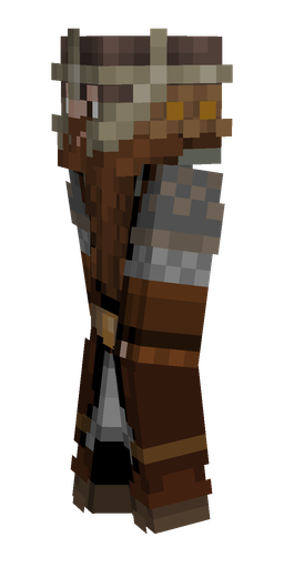 Black skin: body, left side render