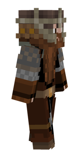 Black skin: body, right side render